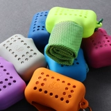 Чисто бег!Охладить за 30 секунд, видео -тест -сенсационный спортивный полотенце с холодным ощущением