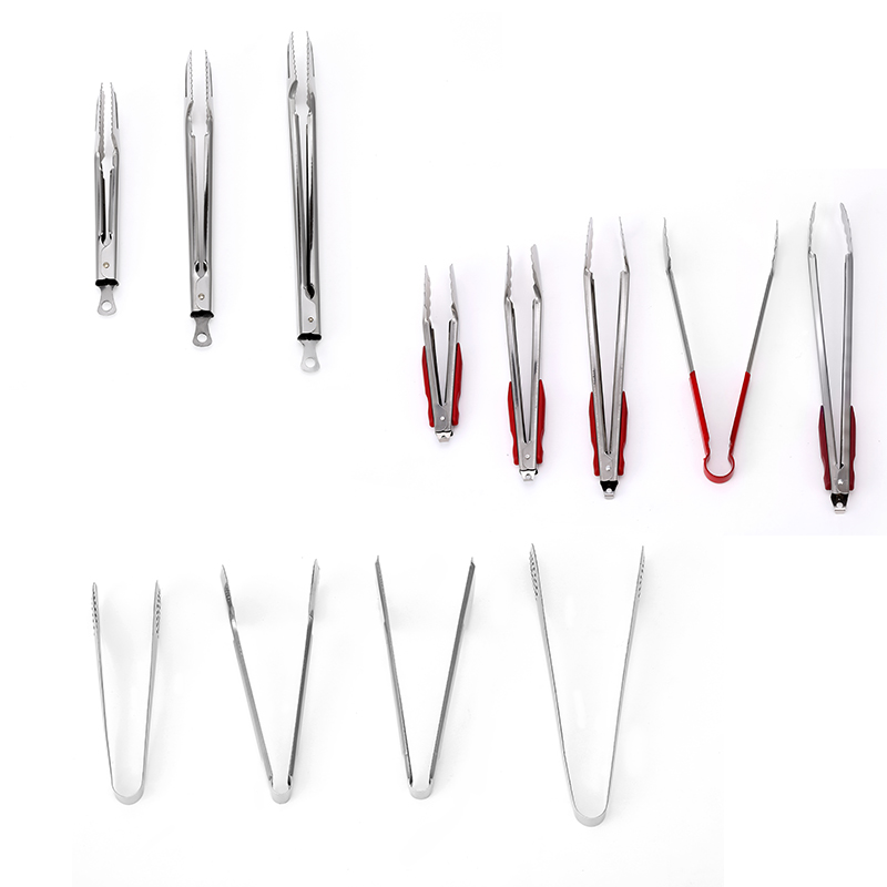 Stainless steel clip Kitchen food clip Bread clip Buffet barbecue meat roast duck steak clip Baking deli clip