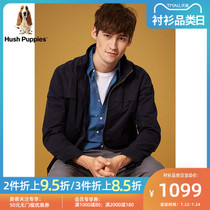 Hush Puppies Mens 2021 new spring and autumn mens casual jacket jacket) PJ-29550D