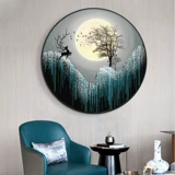 Вышивая вышивка на лунную лок