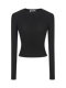 Pure Desire Hot Girl Style Long Sleeve T-Shirt for Women, Autumn and Winter Slim Fit Base Layer, Waist-Cinching Slimming Short Top