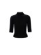 Korean-Style Elegant Slim-Fit Half-High Collar Mid-Sleeve T-Shirt for Women, Summer Waist-Cinching Spicy Girl Gentle Style Short Base Shirt Top