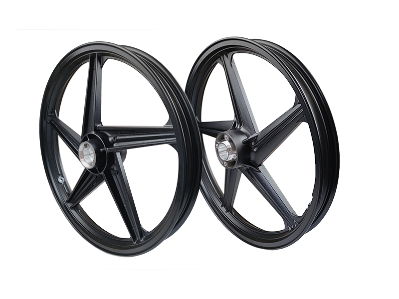 Applicable QS150-5 locomotive Humvee GR150 black silver GA150 front and rear hub steel ring aluminium wheel disc painstaking