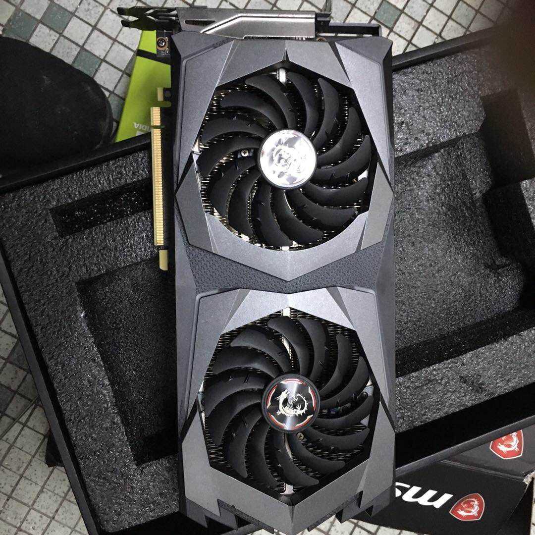 MSI rtx2070 8g non-public version 9 5 new shadow track chicken graphics master Lu 280,000