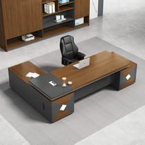 Desk boss table minimalist with modern single desk chair combined large class table owner table and high cabinet