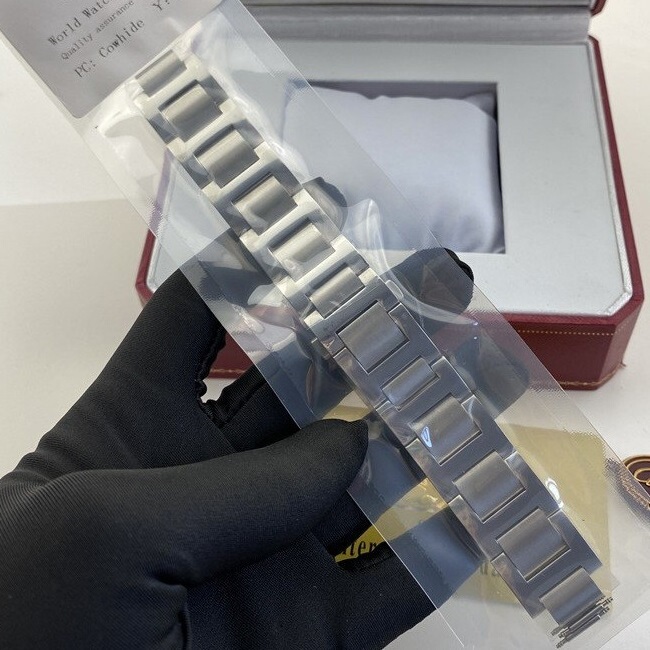 Suitable for Original Cartier Ballon Bleu Watch Strap, Steel Strap for Men and Women, Cartier Tank London Watch Chain, Stainless Steel Suitable for Original Cartier Ballon Bleu Watch Strap, Steel Strap for Men and Women, Cartier Tank London Watch Chain, Stainless Steel
