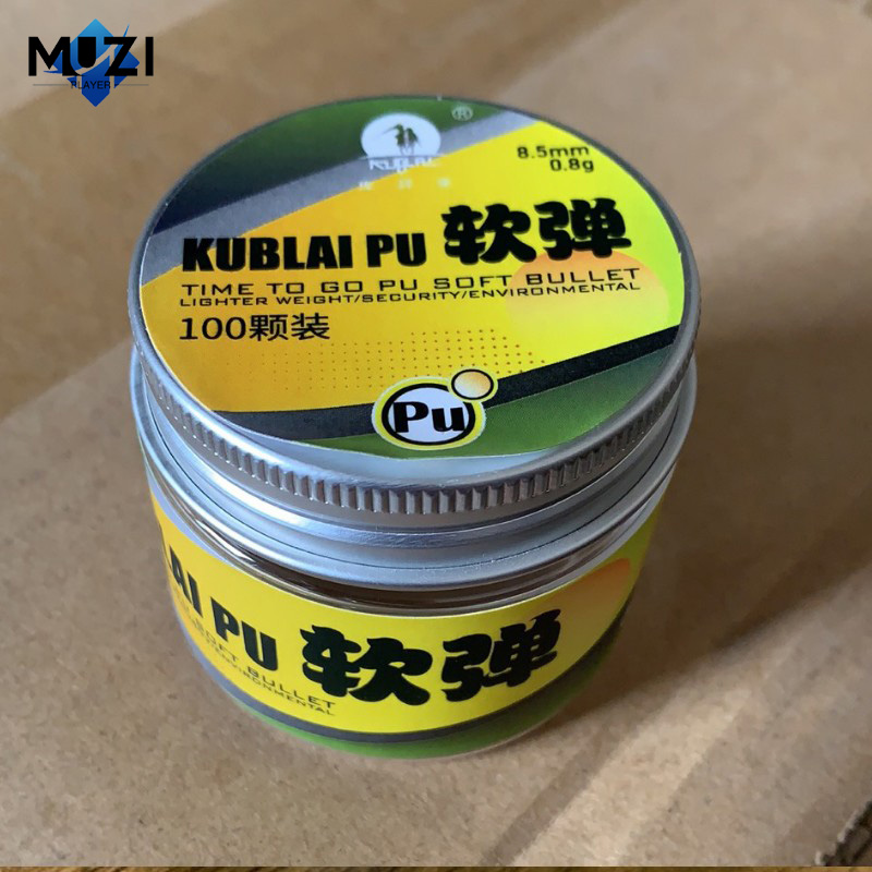 KUBLAI N1 Foaming Spherical Soft Bullet 8 5mm Soft Sponge Ball PU Elastic Ball Toy Gun Shooting Foam Bullet