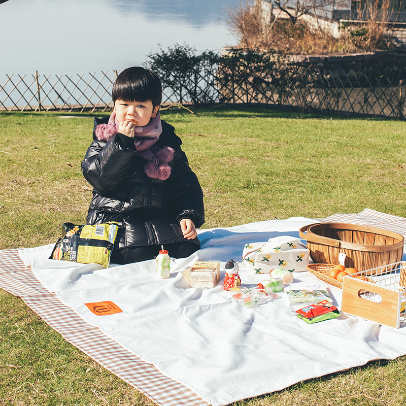 Half house picnic mat moisture-proof mat thickened outdoor portable folding spring outing autumn outing camping outing lawn waterproof mat