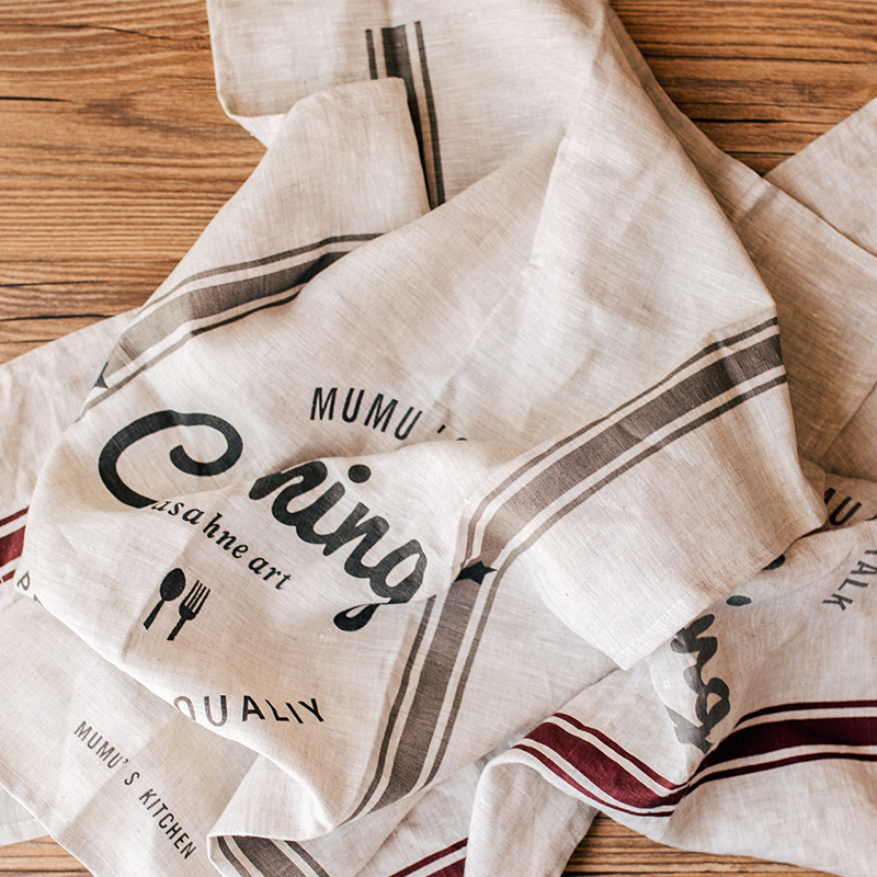 Nordic Ins Photo Cotton Numb Dining Cloth Gourmet Photography Props Retro Make Old Days Style Thermal Insulation Mat Café Dining Mat