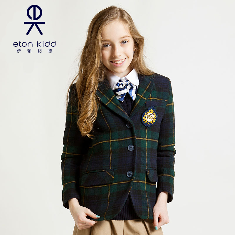 Eaton Guild Mao suits school uniforms Girls Inn College Style Sub-small Western-style coats Spring and autumn 15Z207