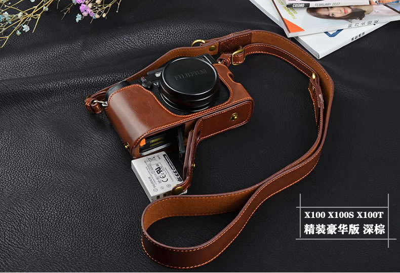 Máy ảnh đơn micro Fuji X100 X100S X100T X100F X70 XF10 bảo vệ retro Messenger - Phụ kiện máy ảnh kỹ thuật số balo benro