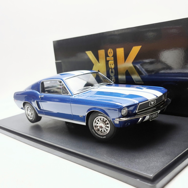 Kk Scale 1/18 Ford Mustang 1968 Convertible Alloy Car Model