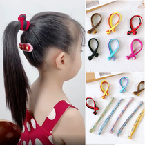 Childrens hair accessories Chinese knot high bullets thick rubber band girl elastic Hairband girl tie head rope student holster