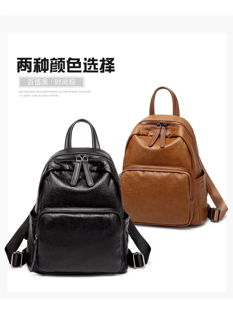 Hồng Kông mua 2018 mới thời trang da mềm với ba lô da bò phiên bản Hàn Quốc cùng đoạn với ba lô nam nữ balo cho bé gái
