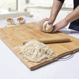 Большая прямоугольная разделочная доска из натурального дерева, световая панель, увеличенная толщина