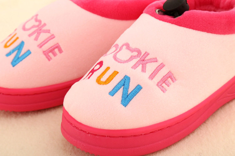 Pantoufles enfants en suède pour hiver - semelle caoutchouc - Ref 1008553 Image 12