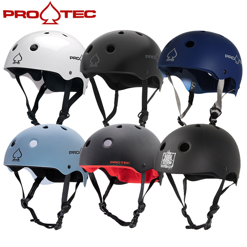 American PRO-TEC classic roller skateboarding longboarding riding helmet adult children's hat extreme safety helmet