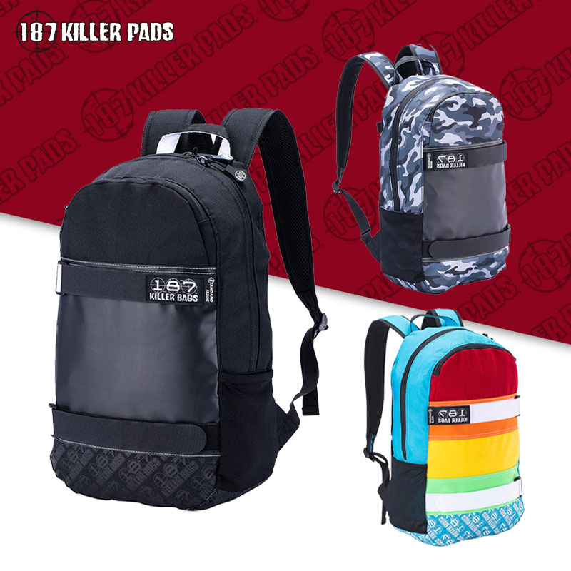 American imported 187-fold killerpads roller skateboard casual backpack sport 20L large capacity