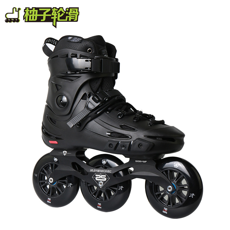 Flying Eagle Roller Skates F110 Big Three Wheel Speed Pile Speed Skating Training Casual Brush Street Skates Adult Roller Skates for Men and Women