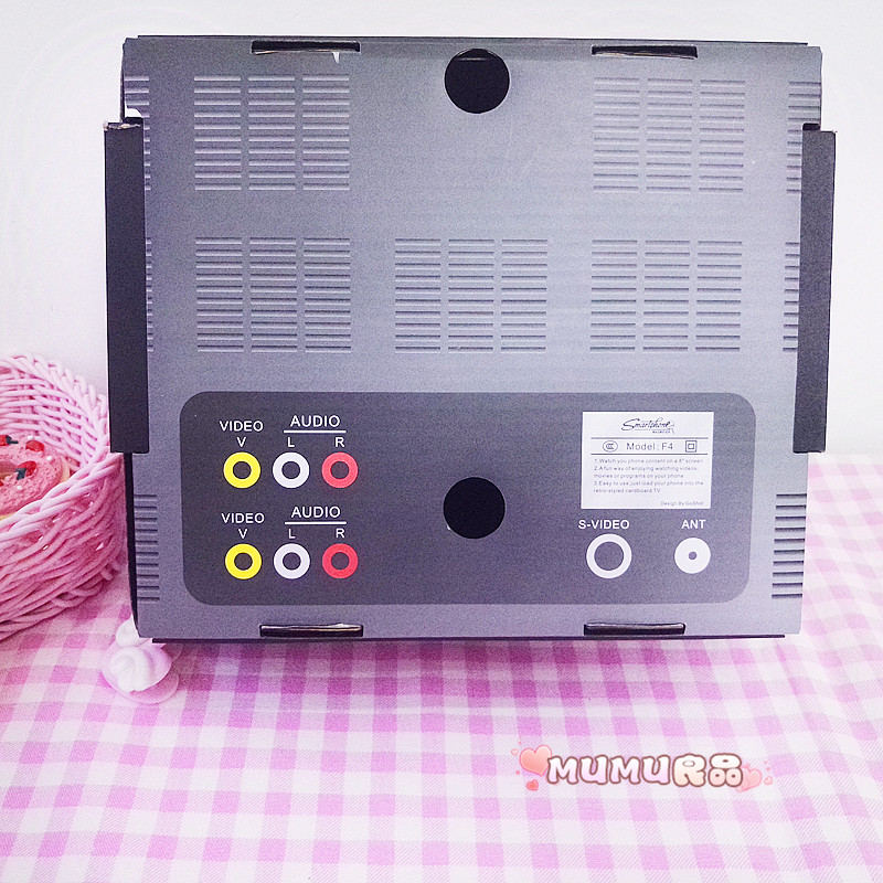 MUMU sáng tạo tốt mini giấy retro máy tính để bàn TV điện thoại di động kính lúp khung lười hoạt hình xung quanh - Carton / Hoạt hình liên quan những hình ảnh sticker dễ thương