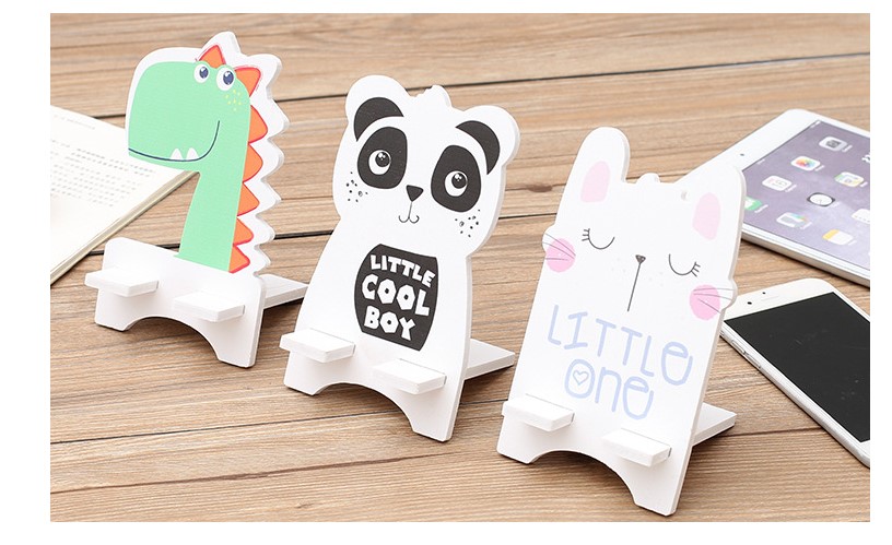 MUMU sản phẩm tốt phim hoạt hình Sáng Tạo lười biếng giữ điện thoại di động máy tính để bàn di động bằng gỗ dễ thương điện thoại di động chủ hoạt hình xung quanh hình dán mặt cười
