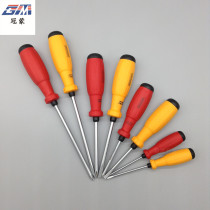 Xindi Jianghua industrial tools Screw screwdriver with magnetic screwdriver screwdriver anti-slip handle Vanadium steel
