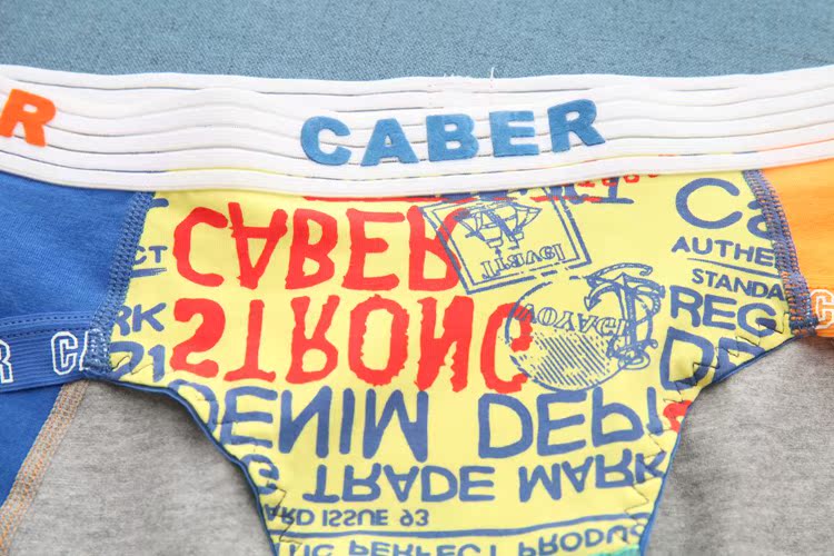 Caber Cabaret quần lót màu phù hợp với chữ cái võ sĩ nam tam giác nữ đồ lót UM124 UL224 quần lót cặp đôi sexy