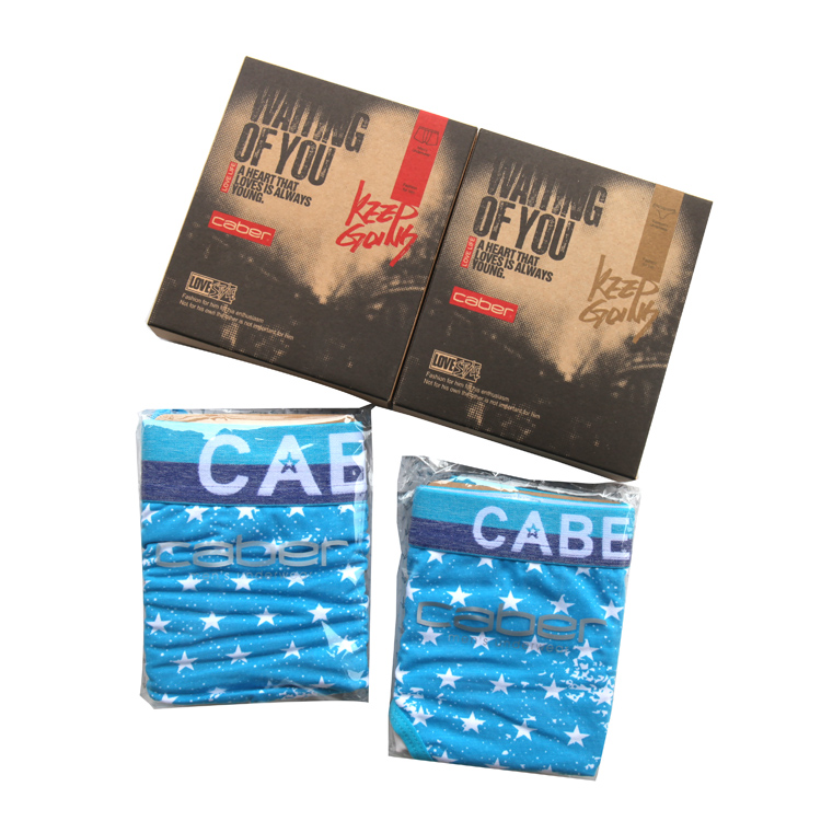 Caber / Cabali nam boxer chữ nữ tam giác in vài đồ lót UM106 UL206 sip 