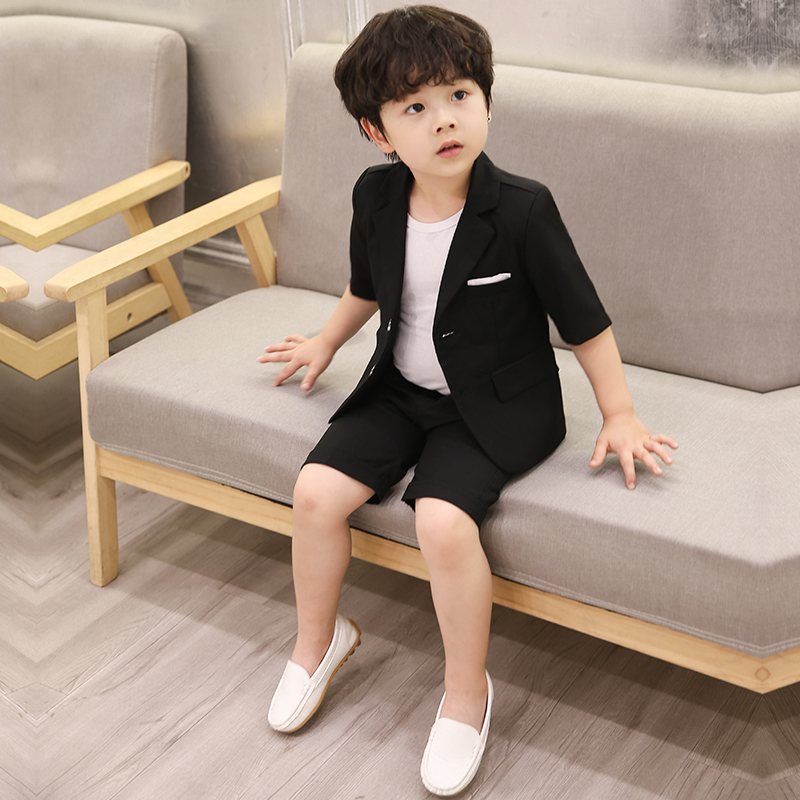 Children's suits suit boy gown Summer Shuai qi Yinglun Boy host Western suit walking show to serve Korean version Leisure