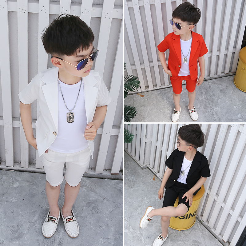 Children's Suite Boy Suite Costume Fashion and Leisure Three Pieces Boys Children's Baby Summer
