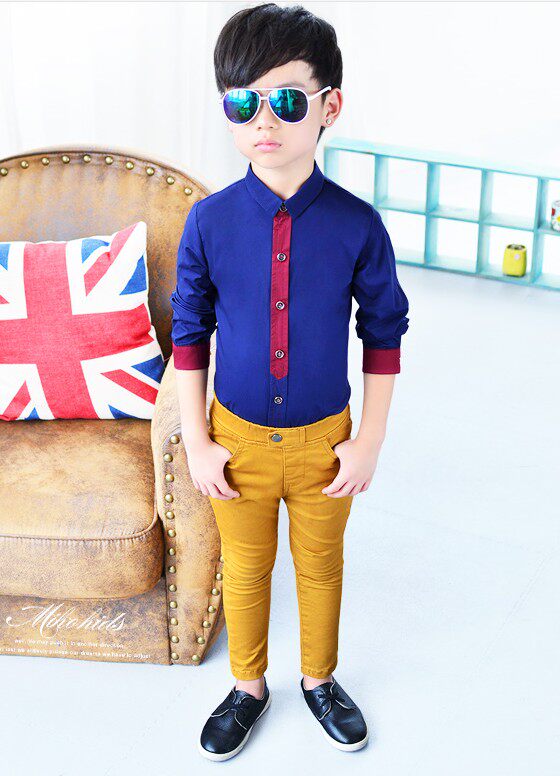 Chemise garcon à manche longue - Ref 2074624 Image 16