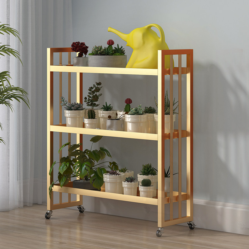 Flower Shelf Racks Interior Decoration Balcony Corner Flower Shelf Living-room Gold Gge Flower Shelf Floor Type Multimeat Flower Racks