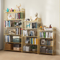 Cloud Zhongsen Iron Art Bookshelves Landing Shelve Library Metal Books Containing Storage Rack Living-room Simple Bookcase