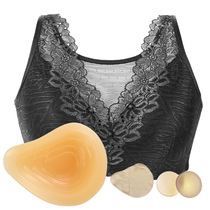 Prosthetic bra Post-breast surgery special fake chest Womens two-in-one fake breast silicone underwear summer resection bra