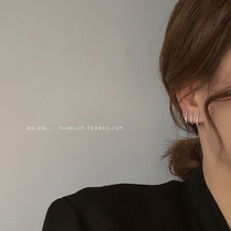 Advanced sense exquisite earrings 2021 new fashion fashion stud earrings women simple women small cold wind silver needle ear ornaments