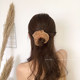 High-end large intestine hair band, simple Internet celebrity 2024 new style hair tie, rubber band, flower hair accessories