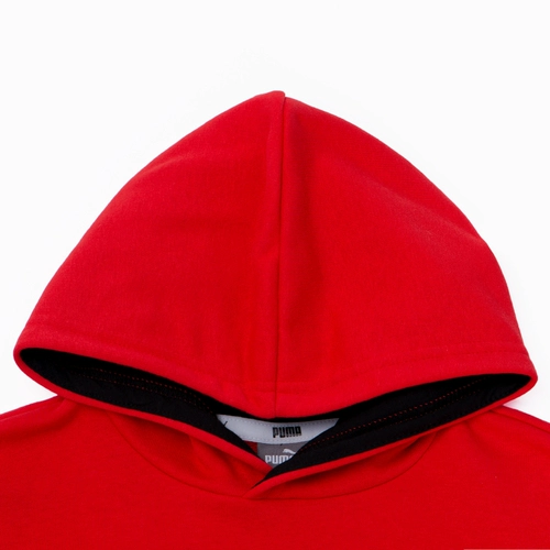 Puma, детская трикотажная красная толстовка с капюшоном, детская одежда