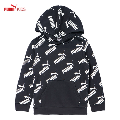 Puma, детская трикотажная толстовка с капюшоном, рубашка, детская одежда, 2020