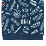 Puma, трендовая осенняя детская толстовка для отдыха, детская одежда