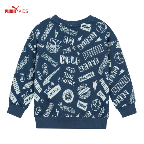 Puma, трендовая осенняя детская толстовка для отдыха, детская одежда