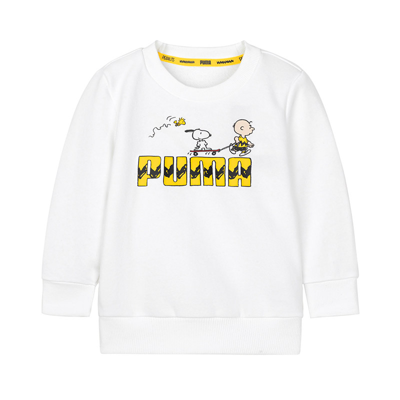 PUMA 彪马 儿童印花圆领卫衣  双重优惠折后￥88.15包邮 92~128cm码2色可选