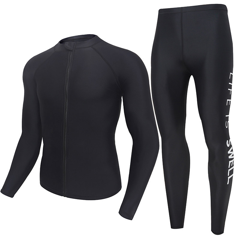 Men's Diving Surf Snorkeling Surf Snorkeling Surf Slider Dry-Split Jellfish Set