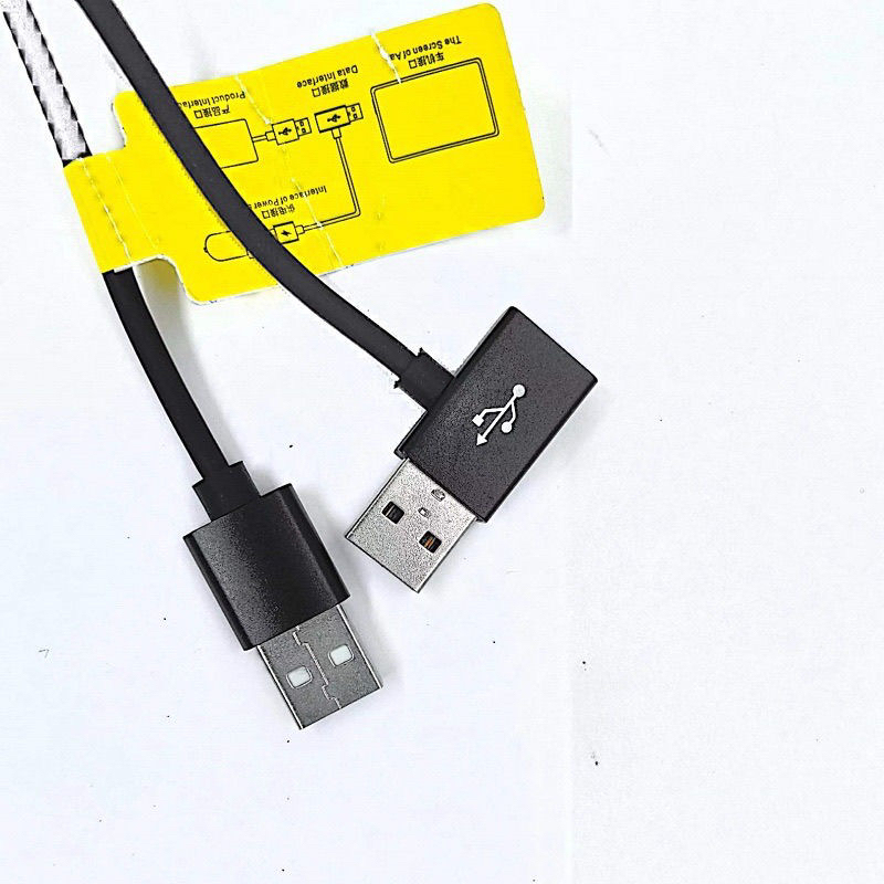 Otg USB Cable with Auxiliary Power Supply, Dedicated Cable for Enhanced Power Supply for Carplay and Android Box
