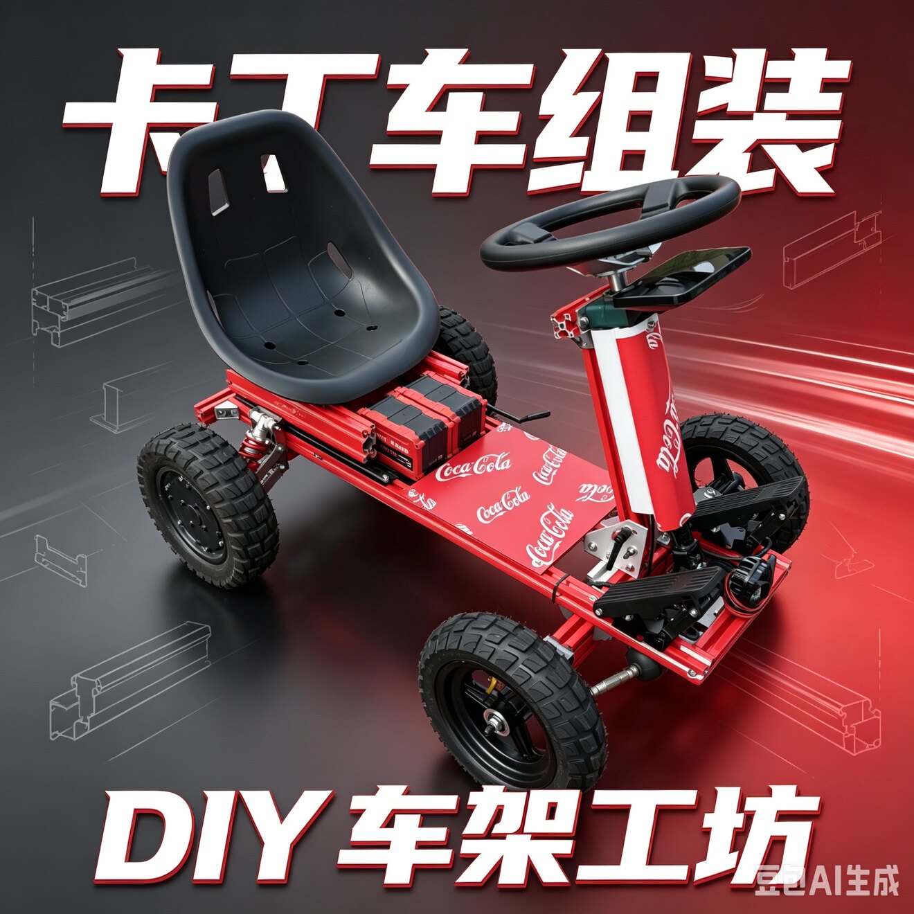 铁锈工坊卡丁车DIY