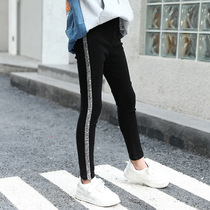 2022 Girl Spring Dress New Jeans Casual Pencil Pants Jeans Jeans Girl Small Leggings Pants Bright pants