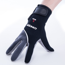 CRESSI TROPICAL high-quality wear-resistant diving gloves 2mm cold-proof warm and anti-cut thin deep diving gloves