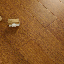 Printed eggplant pineapple lattice log pure solid wood floor lock resistant to geothermal floor heating bedroom home manufacturer Direct sales