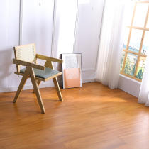 Mese (African yellow flower pear) log pure solid wood floor free of keel and heat floor to warm indoor home