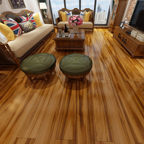 Nine Photos Import Tiger Spotted Wood Log Pure Solid Wood Flooring Upscale Large Plate Free Keel Lock Ground Warm Manufacturer Direct