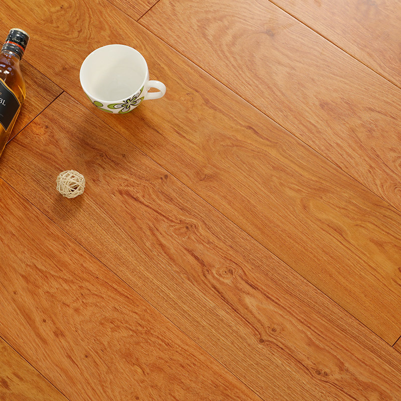 Pauli - wood log pure wood flooring Noble hardwood pear lock buckle resistant to geothermal heat